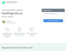 Tablet Screenshot of healthguide.us